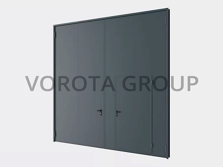 ворота Alutech цвета графит 2700x2700